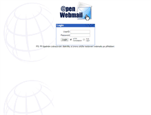 Tablet Screenshot of mail.geservis.cz